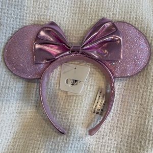NWT Disney Parks Ears Tomorrowland Lavender Glitter Lilac Purple Headband